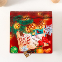 Шкатулка-книга "Ретро" 14х14х6,5 см