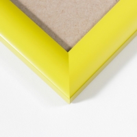 Фоторамка пластик 50х70 см, жёлтый (пластиковый экран)