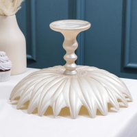 Блюдо сервировочное на ножке &laquo;Ромашка&raquo;, d=30 см