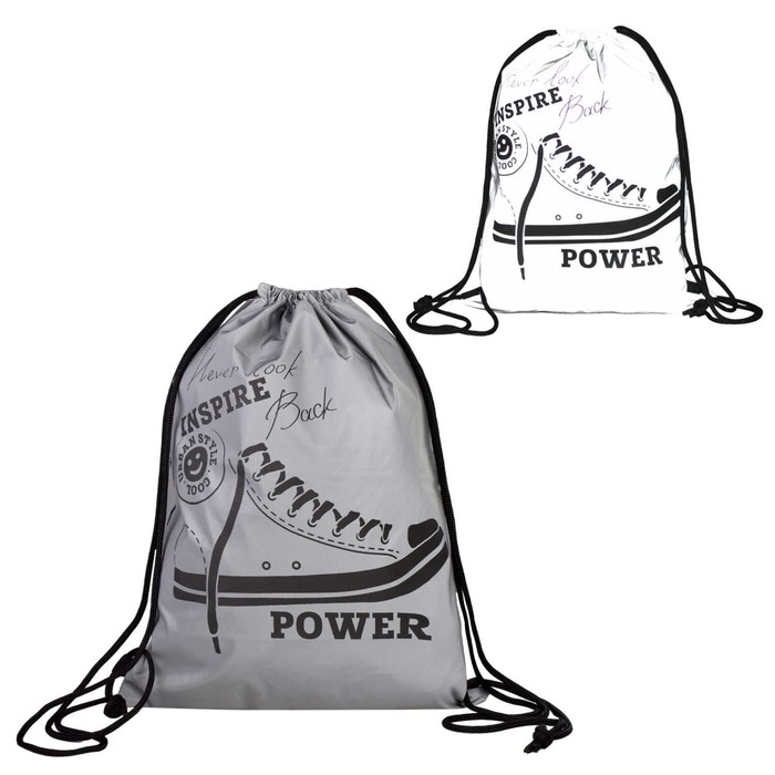 Мешок для обуви 460 х 340 мм, шелкография, светоотражающие элементы, Феникс Мешок для обуви 460 х 340 мм, шелкография, светоотражающие элементы, Феникс "Кеды"