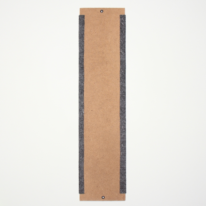 Когтеточка Когтеточка "Пижон", ДВП ковролин, 60 х 15 см, серая