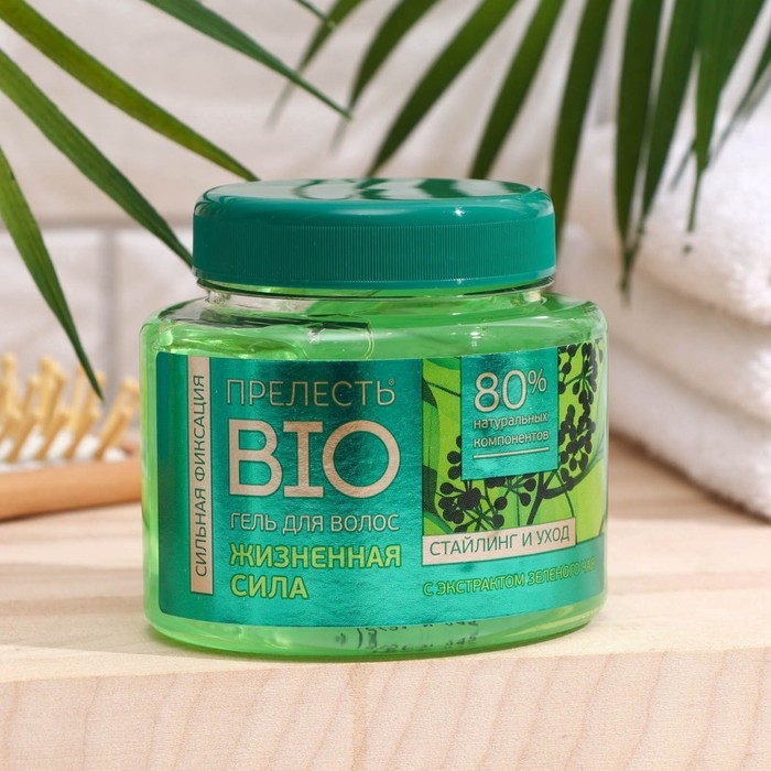 Гель для укладки Прелесть Bio «Жизненная сила», сильная фиксация, 250 мл Гель для укладки Прелесть Bio «Жизненная сила», сильная фиксация, 250 мл