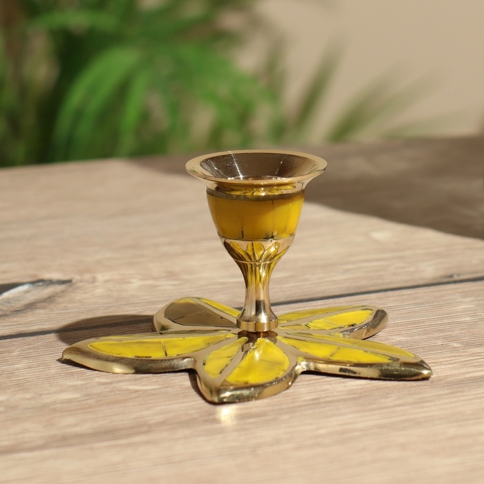 Подсвечник Подсвечник "Йелоу" 6 см, латунь