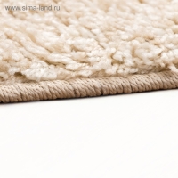 Ковёр Фризе &laquo;Шегги&raquo;, цвет меланж, овал 160х230 см