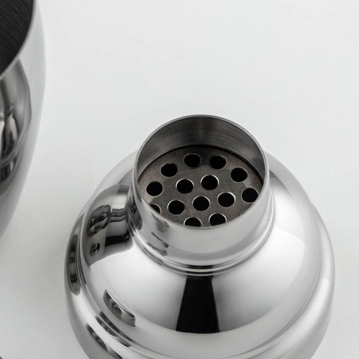 Шейкер из нержавеющей стали, 350 мл, 18&times;7,5 см, цвет серебряный