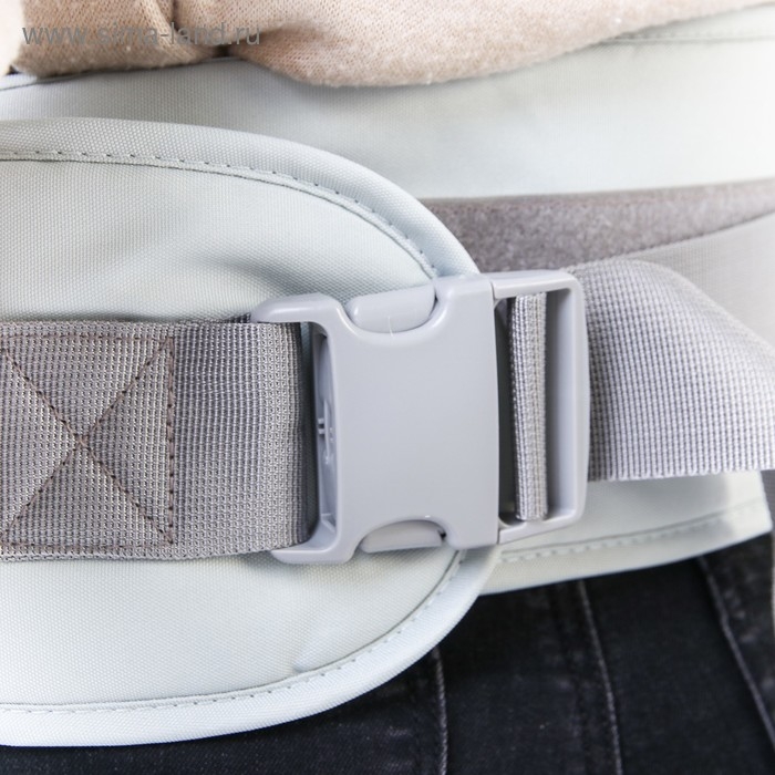 Рюкзак-кенгуру, хипсит, с карманом, для малыша от 3 до 20 кг., цвет серый Рюкзак-кенгуру, хипсит, с карманом, для малыша от 3 до 20 кг., цвет серый