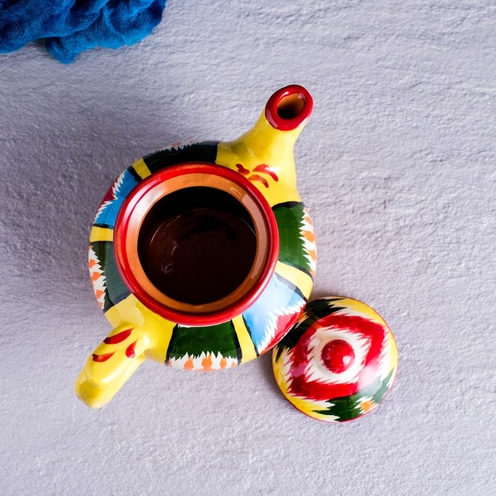 Чайник Риштанская Керамика Чайник Риштанская Керамика "Атлас", 700 мл, микс