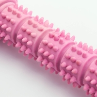 Игрушка для собак "Палка", TPR, массажная, 14,2 х 5,2 см, розовая