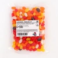 Мармелад жевательный "Бобы желе" со вкусом ананас, личи, клубника, апельсин, кола, 300 г