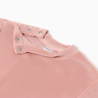 Костюм (шорты и футболка) Крошка Я Plushy, р. 80-86 см, розовый