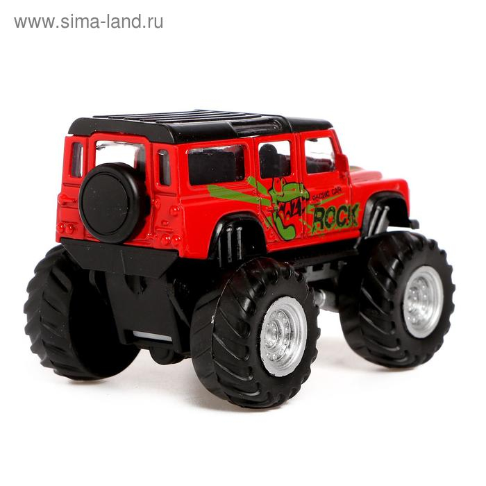 Машина металлическая &laquo;Биг-фут&raquo;, инерционная, МИКС