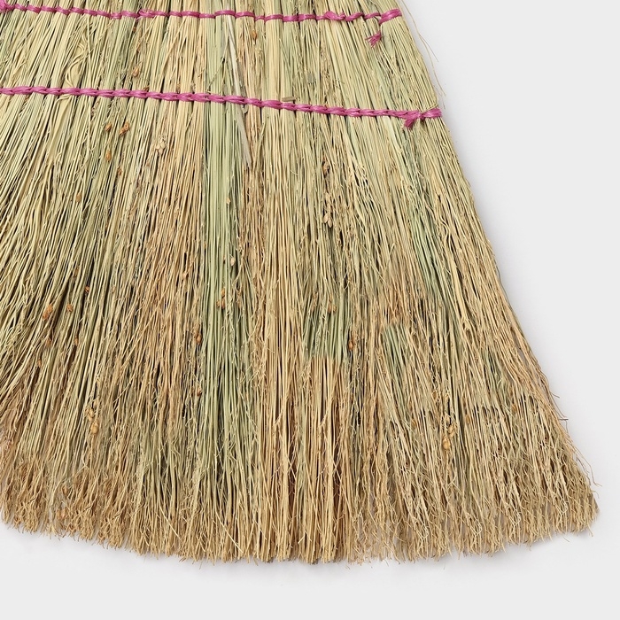 Метла 3-х прошивная &laquo;Сорго&raquo;, усиленная, 450 гр, 120 см