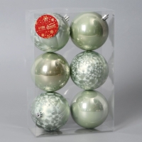 Набор шаров пластик d-7,5 см, 6 шт "Чары волшебства" Набор шаров пластик d-7,5 см, 6 шт "Чары волшебства"