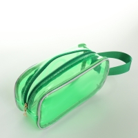 Косметичка на молнии, цвет зелёный Косметичка на молнии, цвет зелёный