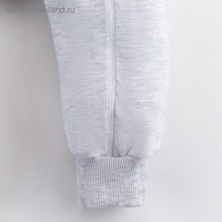 Комбинезон Крошка Я "Зайчик", серый, рост 62-68 см Комбинезон Крошка Я "Зайчик", серый, рост 62-68 см