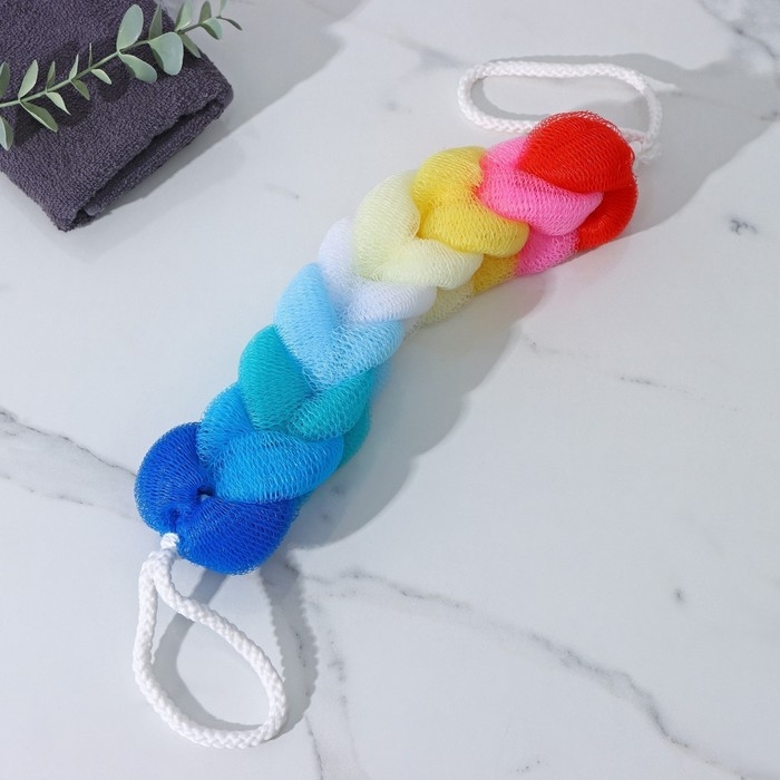 Мочалка для тела Доляна «Радуга», 70 гр Мочалка для тела Доляна «Радуга», 70 гр