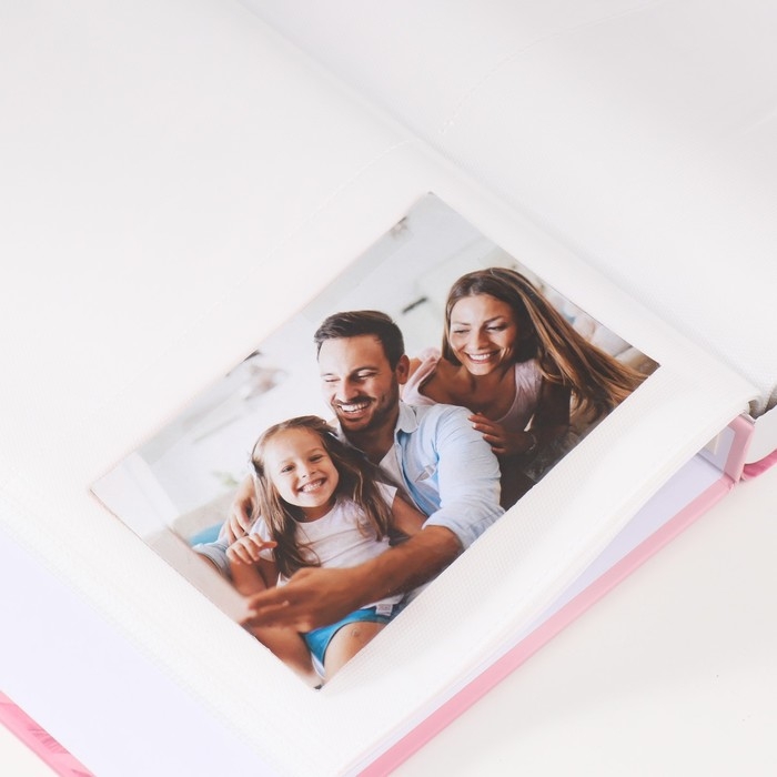 Фотоальбом на 200 фото 13х18 см "Пёрышки в дымке" в коробке МИКС 5,5х23х29,5 см