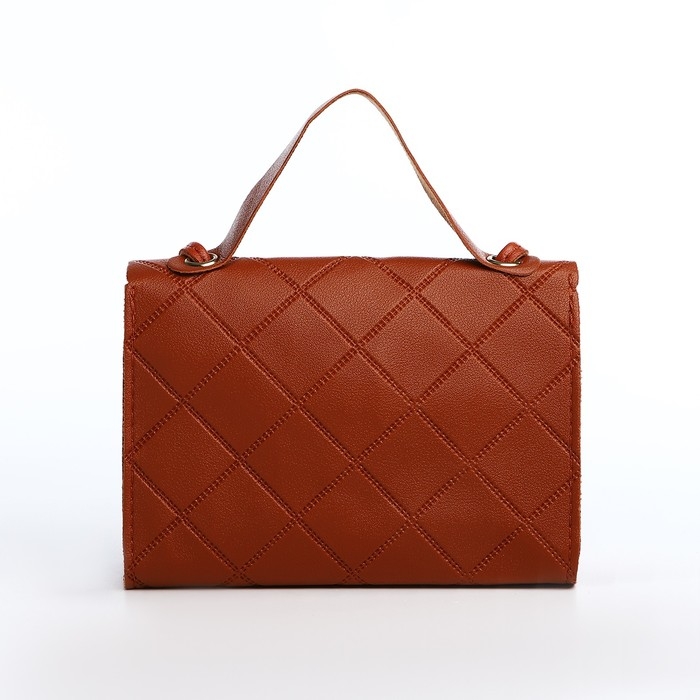 Сумка детская для девочки на застёжке, цвет коричневый Сумка детская для девочки на застёжке, цвет коричневый