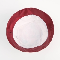 Панама &laquo;Цветы&raquo;, цвет бордовый