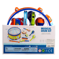 Набор музыкальных инструментов &laquo;Зверята&raquo;, 9 предметов