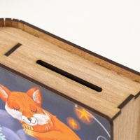 Копилка-шкатулка "Лиса в облаках" 14х12х5 см Копилка-шкатулка "Лиса в облаках" 14х12х5 см