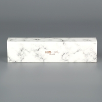 Коробка для конфет, кондитерская упаковка, 5 ячеек, &laquo;Мрамор&raquo;, 5 х 21 х 3.3 см