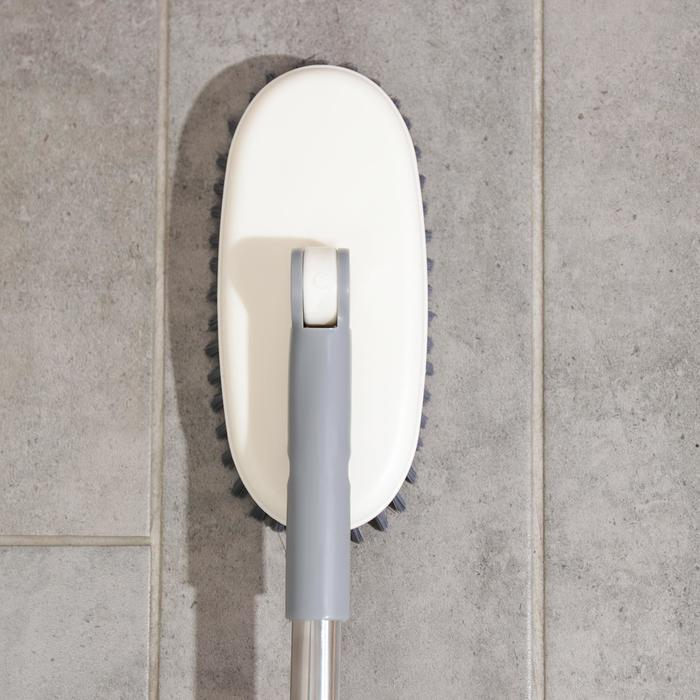 Щётка универсальная с поворотной насадкой Доляна, 18&times;7,5&times;115 см