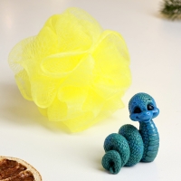 Новый год. Символ 2025. Набор в консервной банке "Золотой змей" белая, мыло + мочалка Новый год. Символ 2025. Набор в консервной банке "Золотой змей" белая, мыло + мочалка