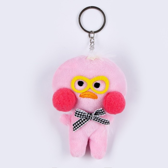 Мягкая игрушка «Утка» на брелоке, 11 см, цвет МИКС Мягкая игрушка «Утка» на брелоке, 11 см, цвет МИКС