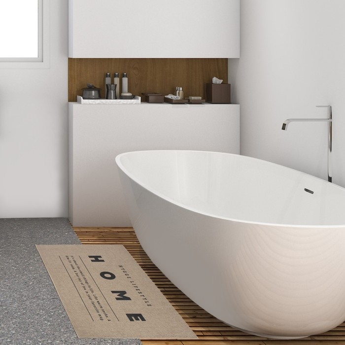 Коврик для ванной Этель Коврик для ванной Этель "HOME", 48х78 см