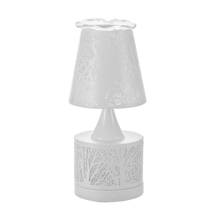 Аромалампа с подсветкой "Деревья" Е27 40Вт+RGB белый 13х13х30 см