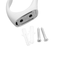 Крючок мебельный CAPPIO HEEL, двухрожковый, лунный серый Крючок мебельный CAPPIO HEEL, двухрожковый, лунный серый