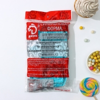 Форма для мороженого &laquo;Венеция&raquo;, силикон, 19,3&times;11&times;2,4 см, 4 ячейки (5,5&times;2,9 см), цвет МИКС