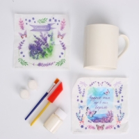 Набор для творчества &laquo;Декупаж кружки: Прованс&raquo;, керамическая, 380 мл