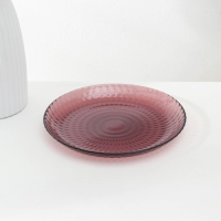 Набор столовый стеклянный &laquo;Идиллия&raquo;, 18 предметов, цвет лилак