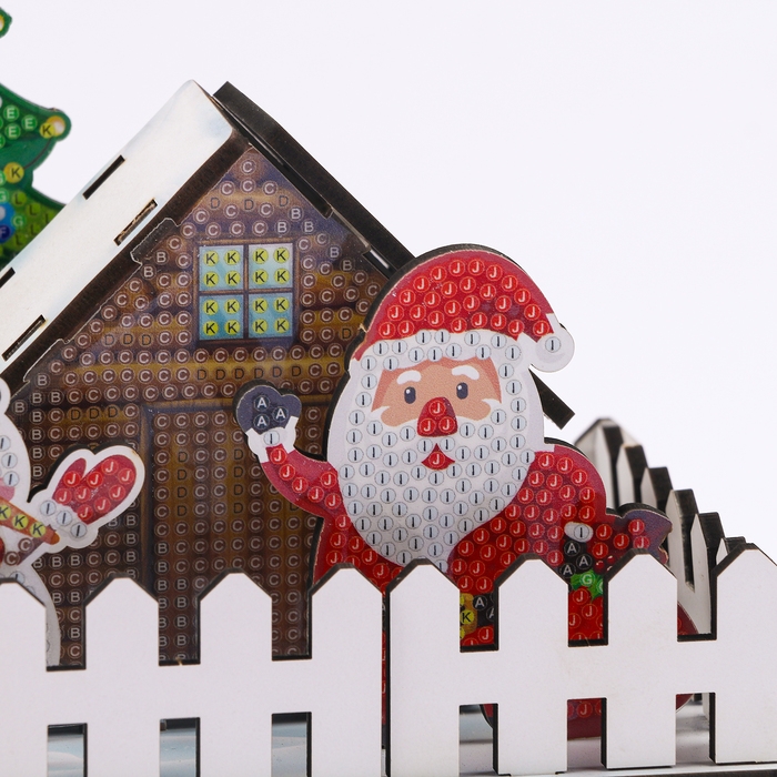 Алмазная вышивка «Новогодняя композиция» интерьерный декор Алмазная вышивка «Новогодняя композиция» интерьерный декор