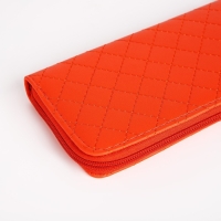 Кошелёк женский на молнии, цвет оранжевый Кошелёк женский на молнии, цвет оранжевый