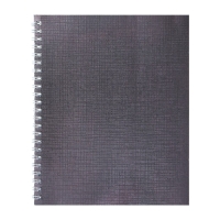 Тетрадь 48 листов в клетку на гребне "Коричневая. METALLIC", обложка бумвинил Тетрадь 48 листов в клетку на гребне "Коричневая. METALLIC", обложка бумвинил