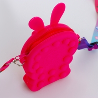 Сумка детская на молнии &laquo;Выбражулька&raquo;, цвет малиновый