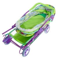Коляска кукольная № 7, цвета МИКС