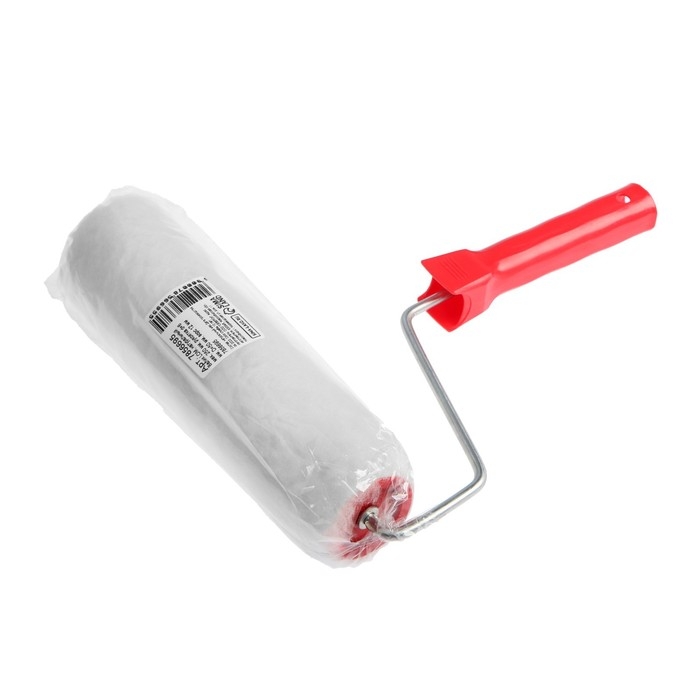 Валик ЛОМ, натуральный мех, 250 мм, рукоятка d=6 мм, D=50 мм, ворс 12 мм Валик ЛОМ, натуральный мех, 250 мм, рукоятка d=6 мм, D=50 мм, ворс 12 мм