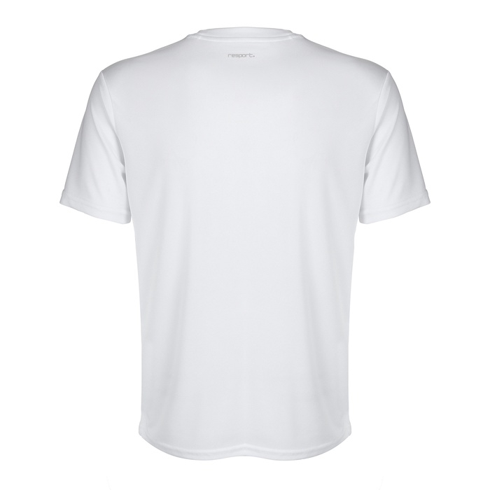 Футболка мужская, базовая, размер S (46), цвет белый