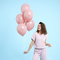 Воздушный шар латексный 12" &laquo;Любимой жене&raquo;, пастель, цвет розовый, 50 шт.