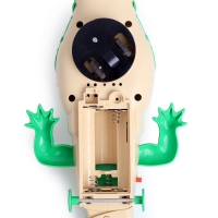 Животное &laquo;Аллигатор&raquo;, световые эффекты, работает от батареек, 11 деталей, цвет зелёный