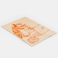 Основы для выжигания «Учёный кот» 30х21 см Основы для выжигания «Учёный кот» 30х21 см