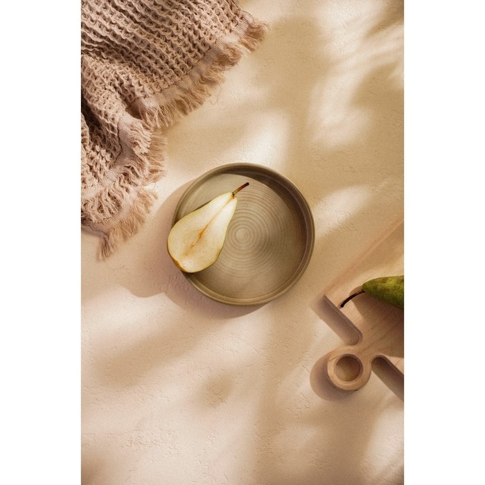 Тарелка обеденная фарфоровая SL Home «Песчаный бриз», d=19 см, цвет бежевый Тарелка обеденная фарфоровая SL Home «Песчаный бриз», d=19 см, цвет бежевый