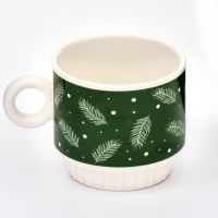 Новый год. Набор кружек из керамики &laquo;С Новым годом!&raquo;, 250 мл, 2 шт