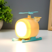 Ночник "Вертолёт" LED 1,5Вт USB АКБ МИКС 12х8х10,5 см RISALUX Ночник "Вертолёт" LED 1,5Вт USB АКБ МИКС 12х8х10,5 см RISALUX