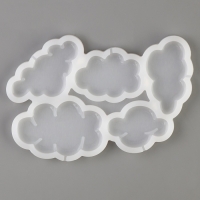 Молд силиконовый &laquo;Облака&raquo;, универсальный, 15,5 &times; 10,5 &times; 0,5 см