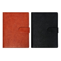 Органайзер на кольцах, обложка ПВХ, А5, 140 листов в клетку, на кнопке, с калькулятором, МИКС